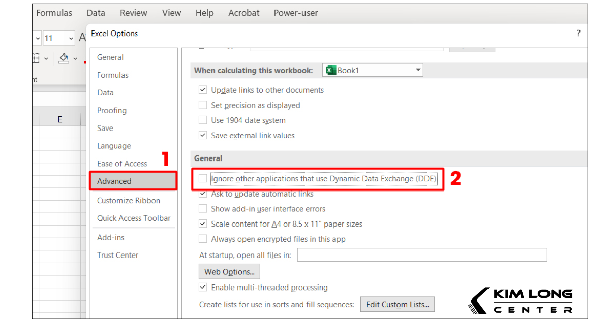 Excel bị trang trắng